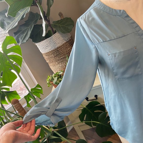 Blue Dress Shirt - Maurices - Small - Picture 7 of 14